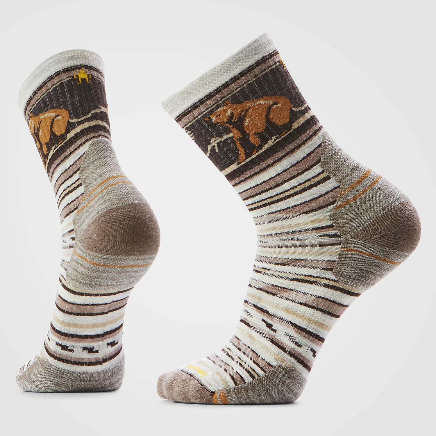 Smartwool Socks Hike Light Cushion Mountain Graphic Crew
