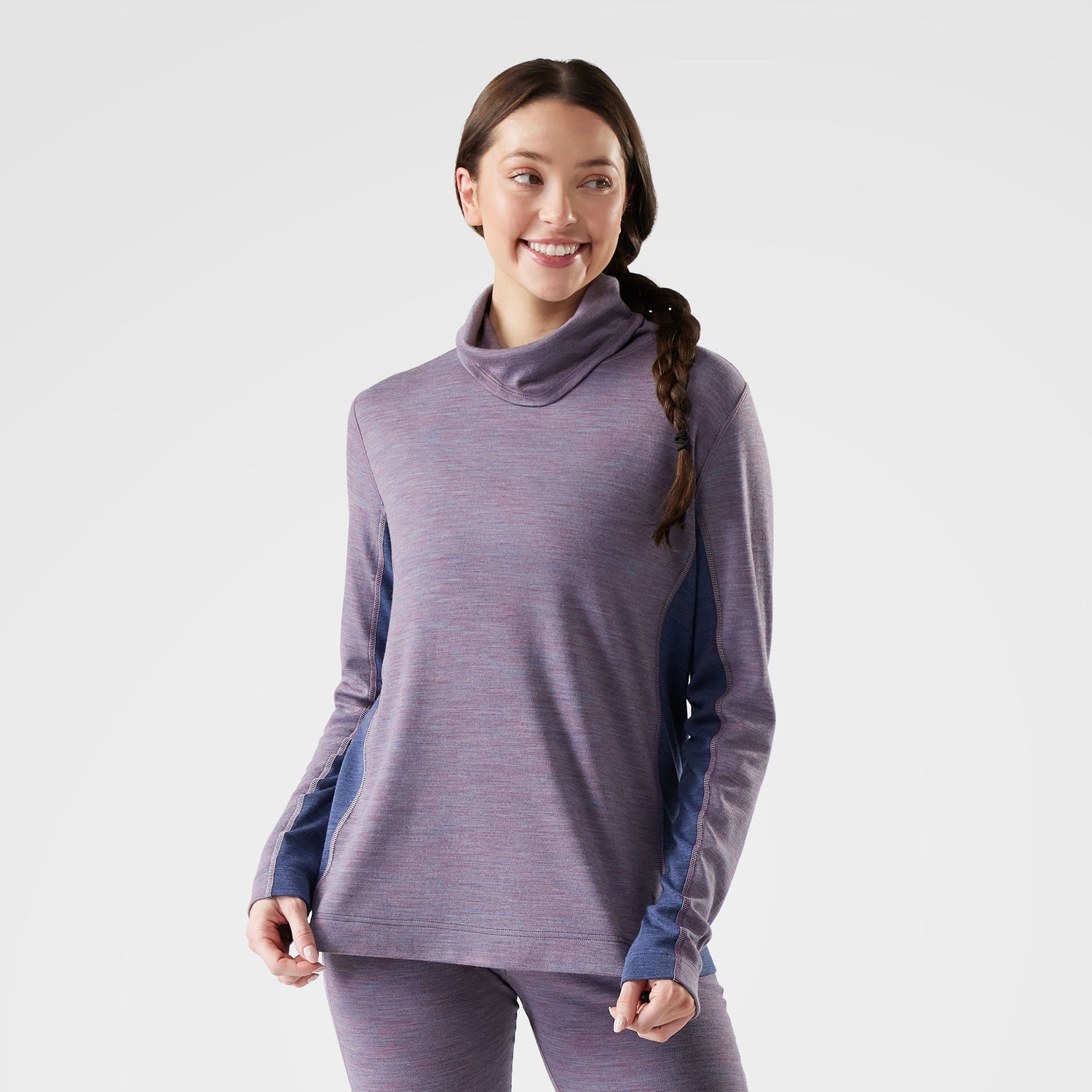 Couche de base Smartwool Classic Thermal Mock Neck Femmes - Plein air Entrepôt