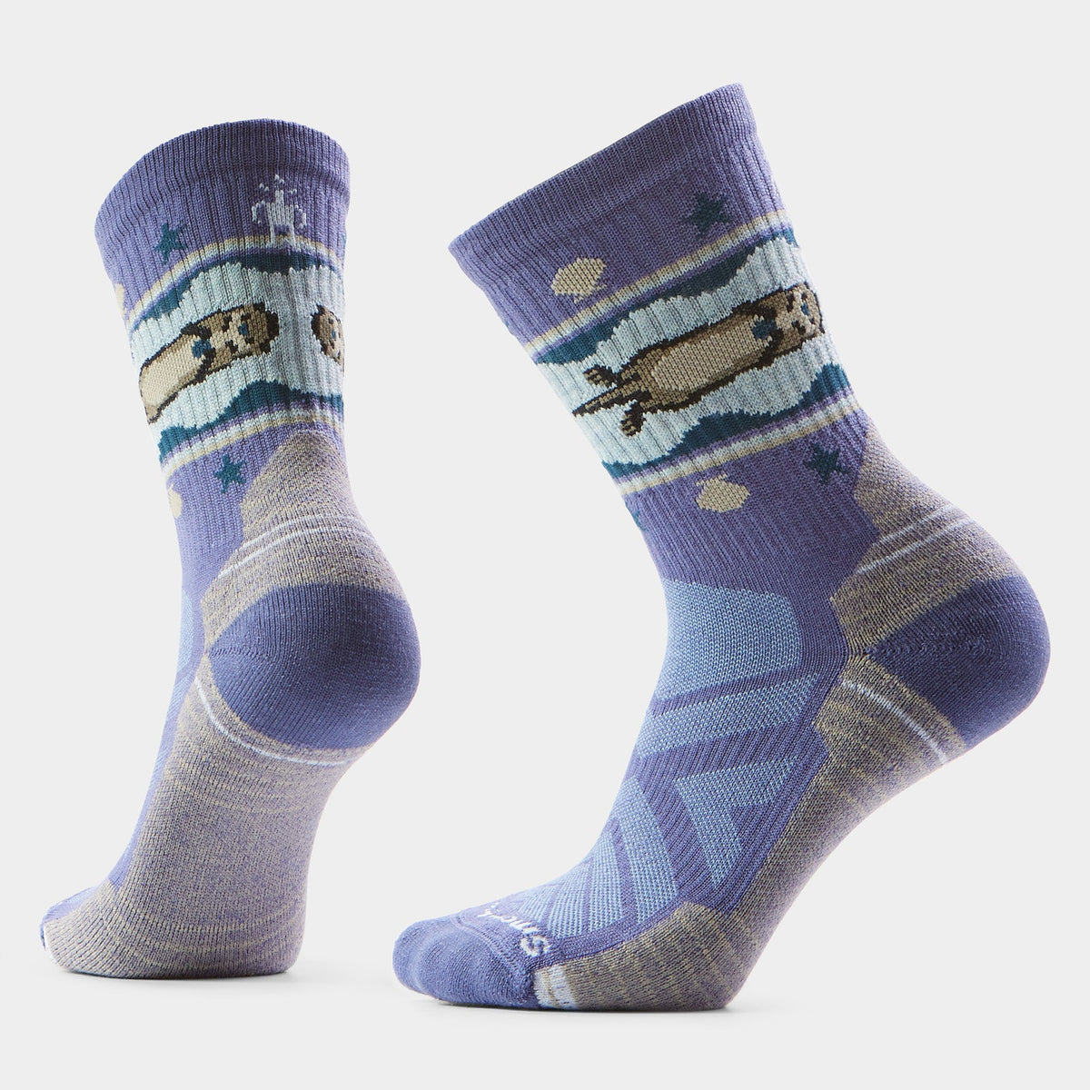 Smartwool Hike Light Cushion Otter Float Crew Socks Women