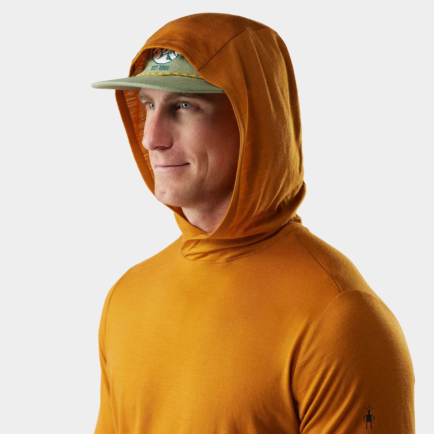 Chandail à capuchon Smartwool  Merino Sun Hoodie Hommes - Plein air Entrepôt