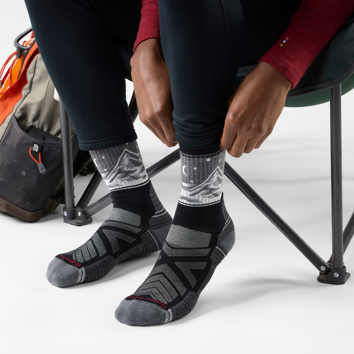 Smartwool Hike Light Cushion Valley View Crew Socks Unisex