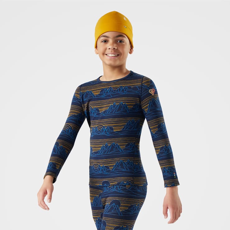 Couche de Base Smartwool Classic Thermal Crew Enfants - Plein air Entrepôt