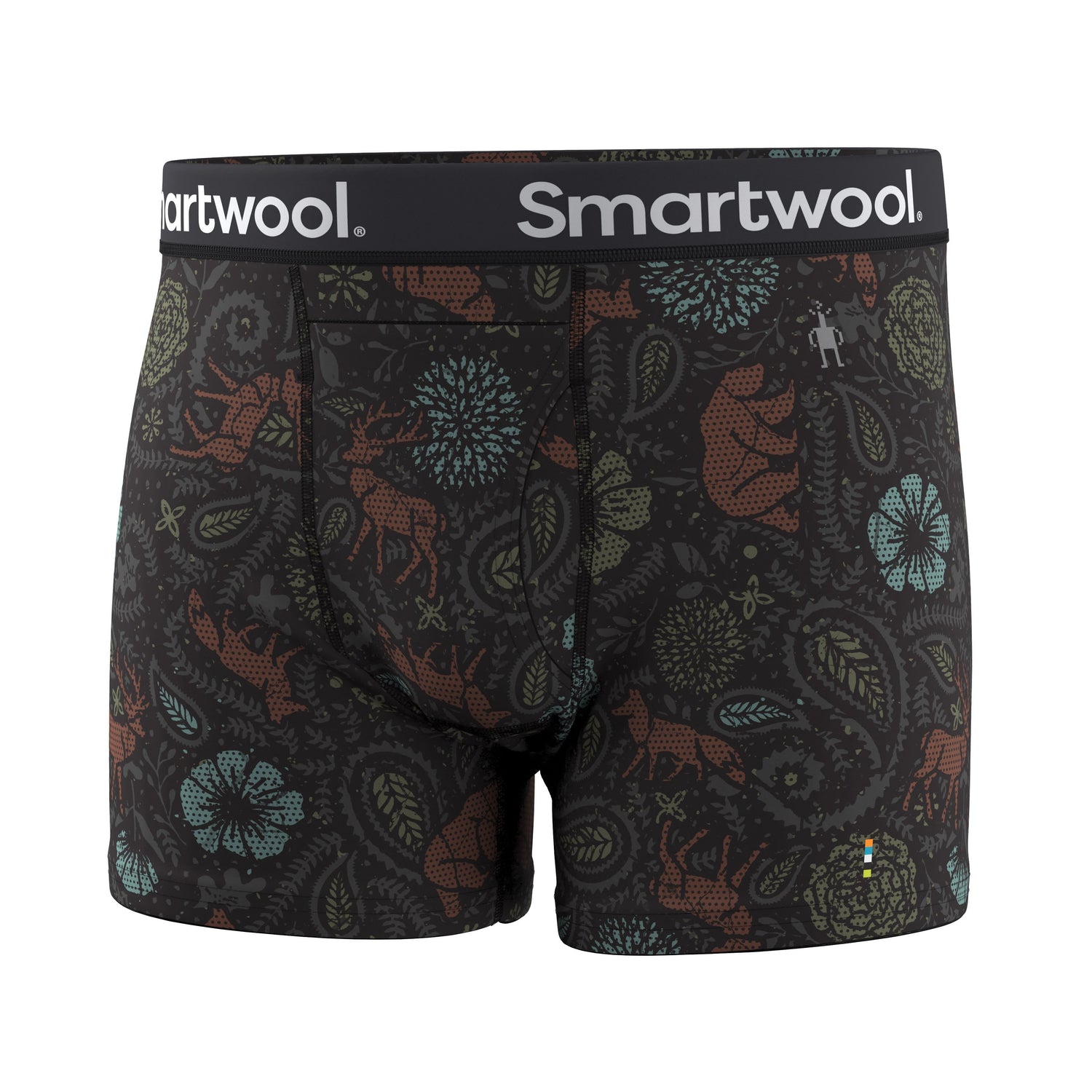 Caleçon Boxeur Smartwool  Merino Print Boxer Brief Boxed Hommes - Plein air Entrepôt