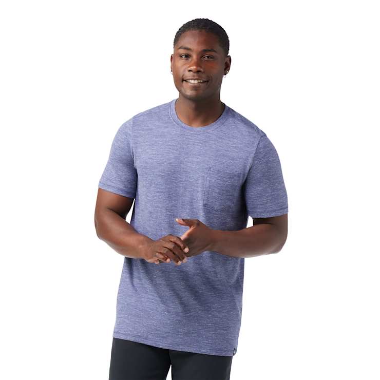 T-Shirt Smartwool Mérinos Hemp Blend Pocket Hommes - Plein Air Entrepôt