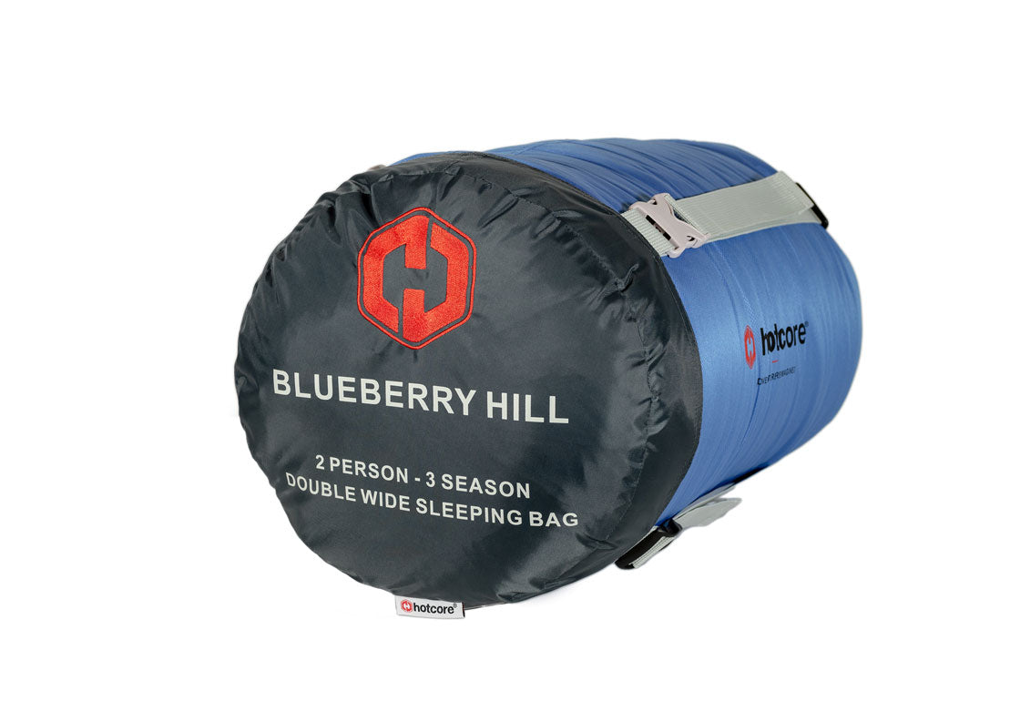 Sac de couchage Hotcore Blueberry Hill Double Large  +10°C (50°F) / -7°C (20°F) - Plein Air Entrepôt