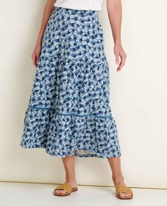 Jupe Toad & Co Mairgold Tiered Midi Femmes - Plein Air Entrepôt