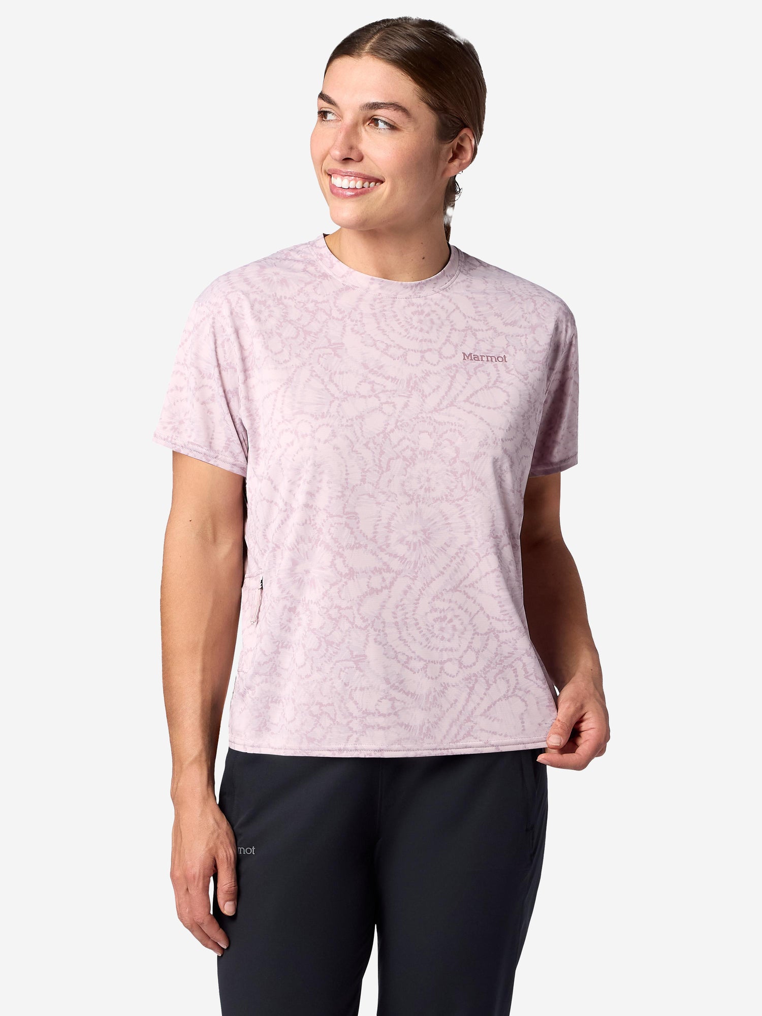 T-shirt Marmot AirExchange UPF 50 Crew Manches Courtes Femmes - Plein air Entrepôt