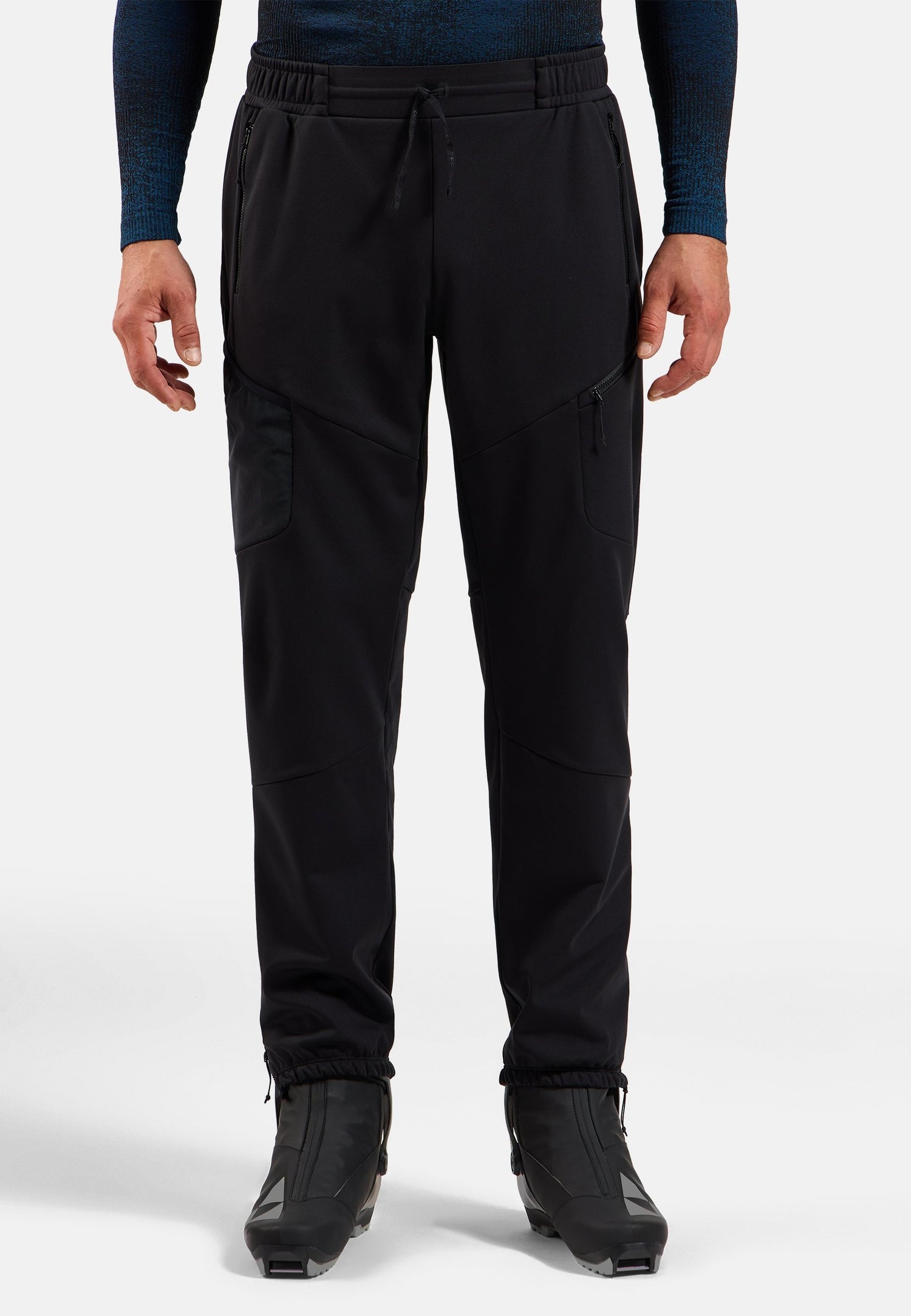 Pantalon de ski de fond Coupe-Vent Odlo Zeroweight X-Warm Hommes - Plein air Entrepôt