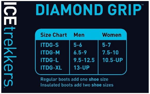 Crampons Ice Trekkers Chains Diamond Grip - Plein Air Entrepôt