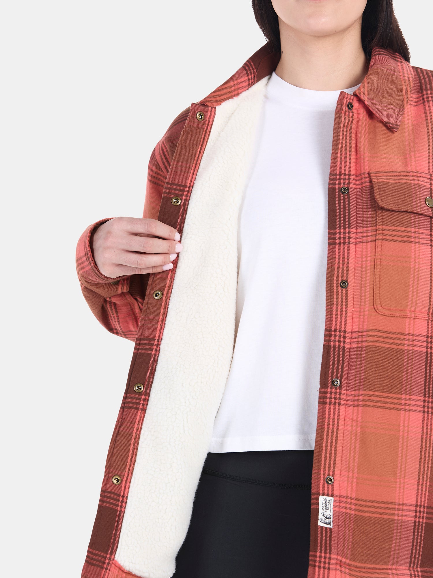 Manteau-Chemise en flannel Marmot Sherpa Ridgefield Femmes - Plein Air Entrepôt