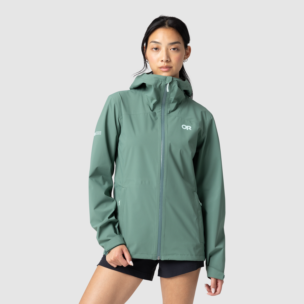 Outdoor Research Rain Jacket  Trail Days Stratoburst Stretch Women