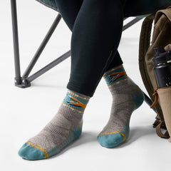 Bas Smartwool Hike Light Cushion Mid Crew Fox Meadow Femmes - Plein Air Entrepôt