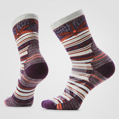 Bas Smartwool Hike Targeted Cushion Mid Crew Dragon Stitch Femmes - Plein Air Entrepôt
