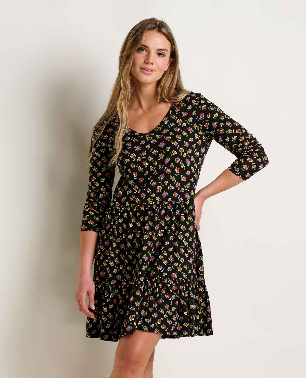 Toad & Co LS Dress Marley Tiered Women