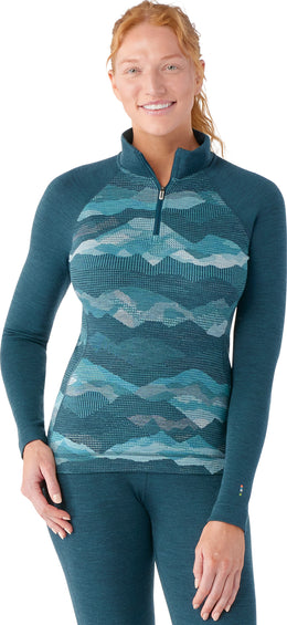 SMARTWOOL COUCHE DE BASE Classic Thermal Merino 1/4 Zip Boxed Femmes - Plein Air Entrepôt