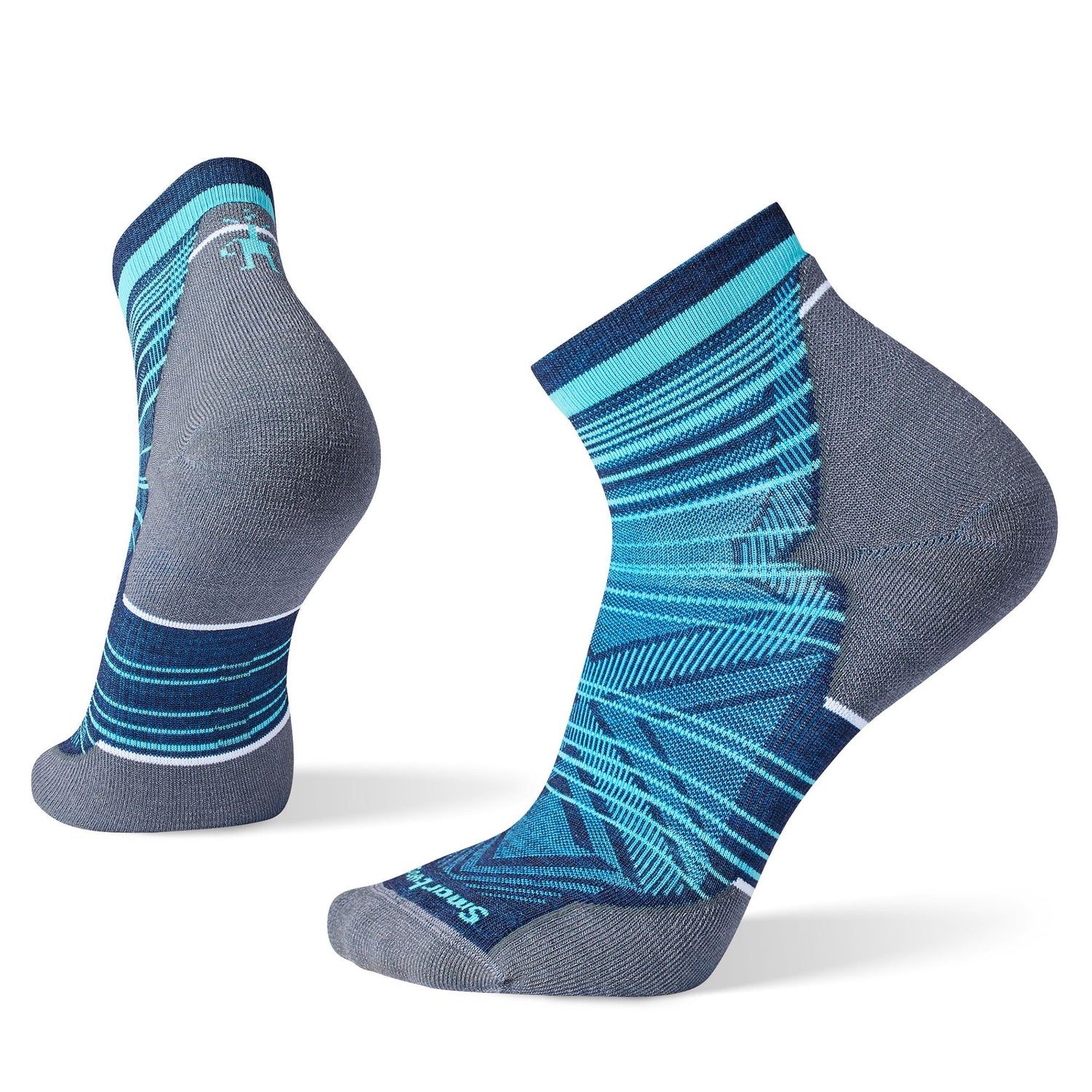 Smartwool Bas Run Targeted Cushion Pattern Ankle Unisexe - Plein Air Entrepôt