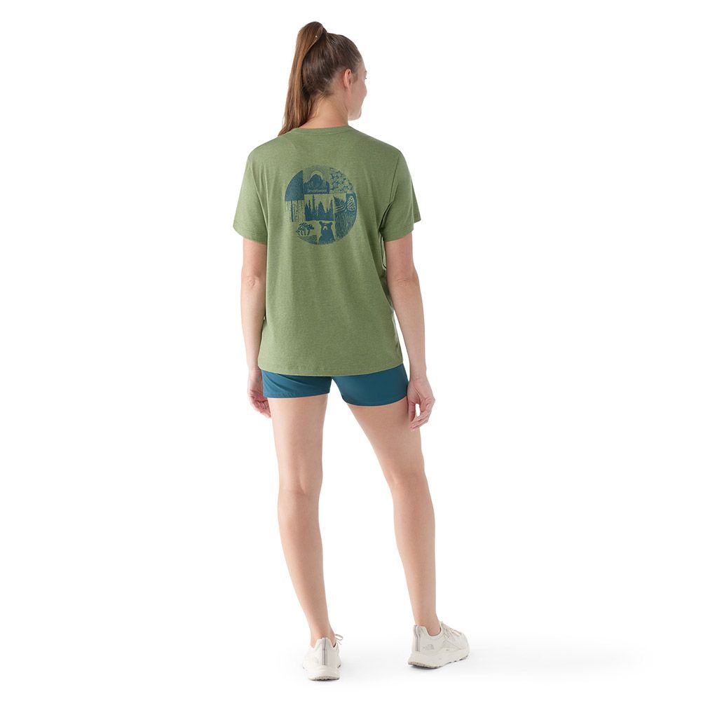 Smartwool Forest Graph Manches Courtes Tee Unisexe - Plein Air Entrepôt