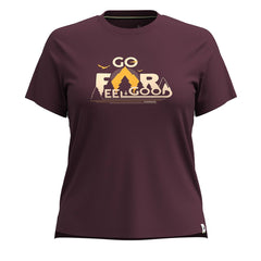 Smartwool Go Far Graphic Manches Courtes Tee Femmes - Plein air Entrepôt