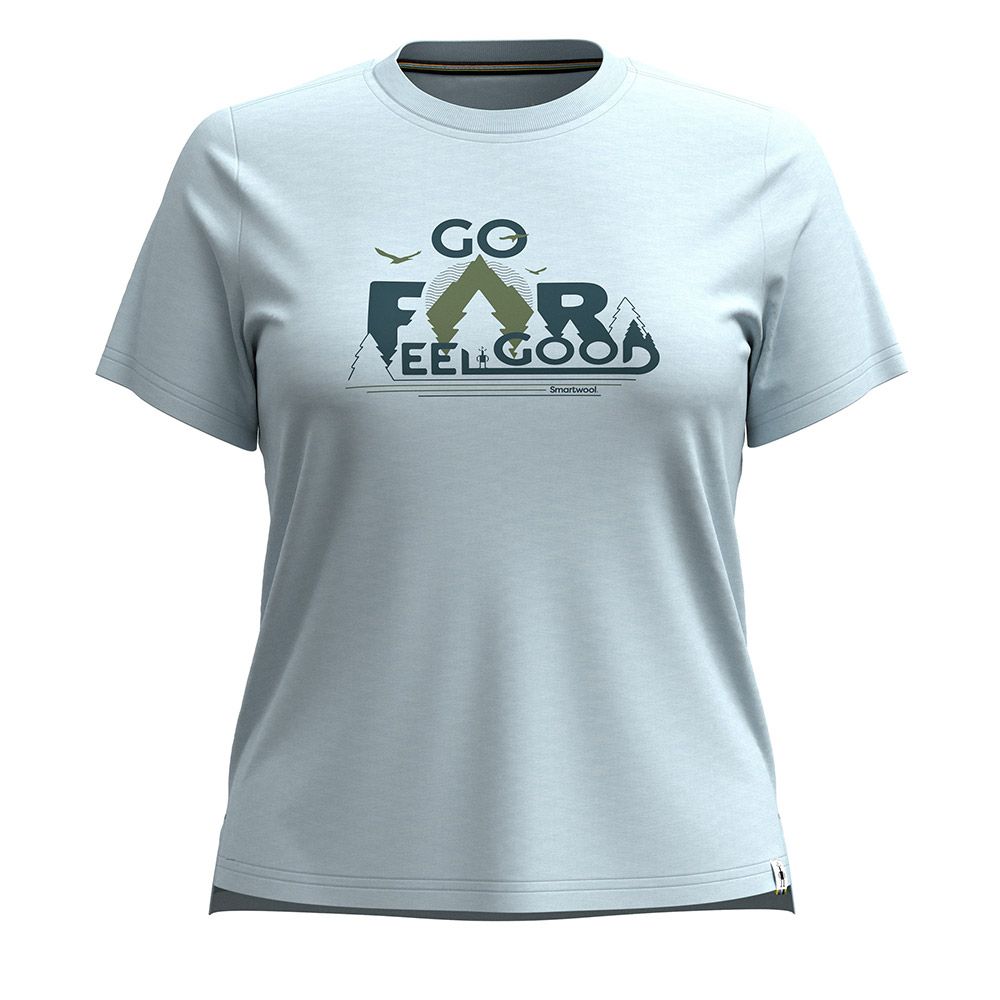 Smartwool Go Far Graphic Manches Courtes Tee Femmes - Plein air Entrepôt