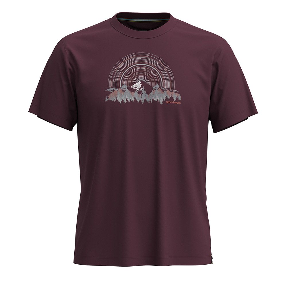 Smartwool Nvr Smr Mtn Graph Manches Courtes Tee Unisexe - Plein air Entrepôt