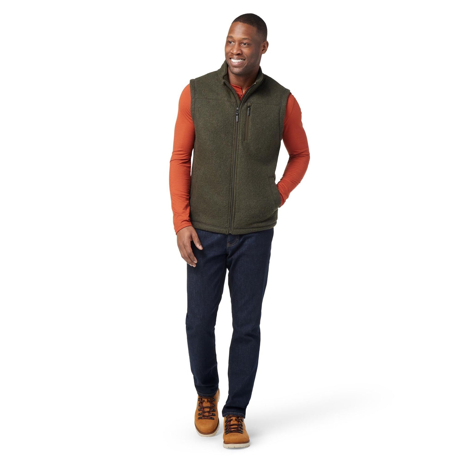 Veste Smartwool Hudson Trail Molleton Homme - Plein Air Entrepôt