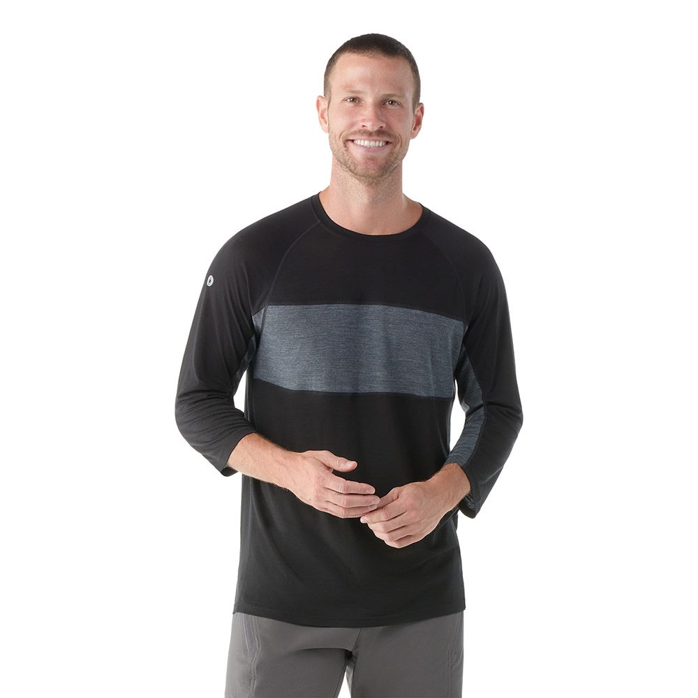 Smartwool Ultralite Mountain Bike 3/4 Manches Tee Hommes - Plein air Entrepôt