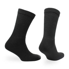 Bas Norfolk Extra-Wide Cushioned Wool Diabetic Crew Length - Plein air Entrepôt