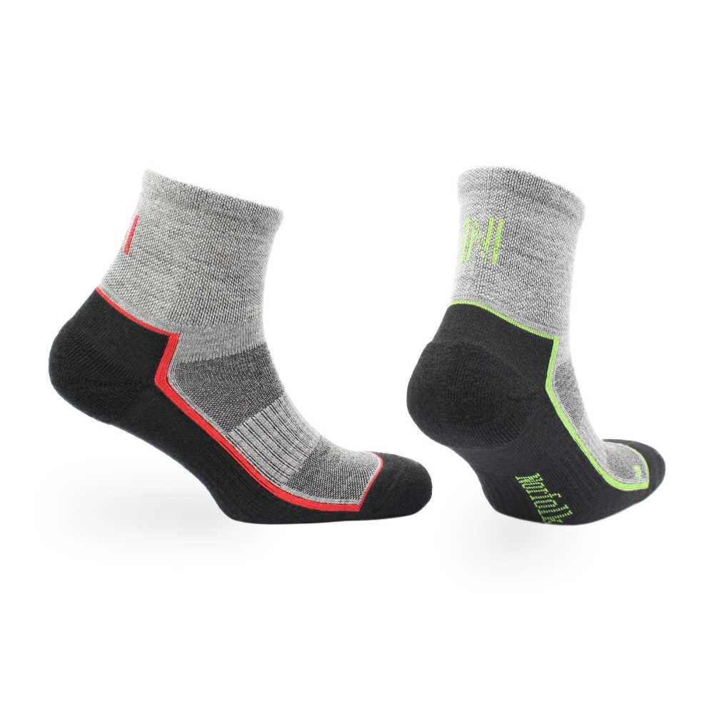 Bas Norfolk Cushioned Mérinos Running and Hiking Quarter Length Paquet de 2 - Plein air Entrepôt