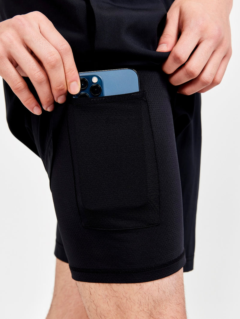 Craft Adv Essence Perforated 2 en 1 Shorts Hommes - Plein air Entrepôt