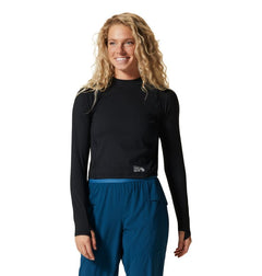 Mountain Hardwear Crater Lake LS Crop Femme - Plein Air Entrepôt