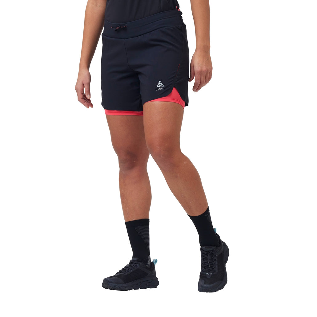 Odlo 2-in-1 Shorts AXALP TRAIL 6 INCH Femmes - Plein air Entrepôt