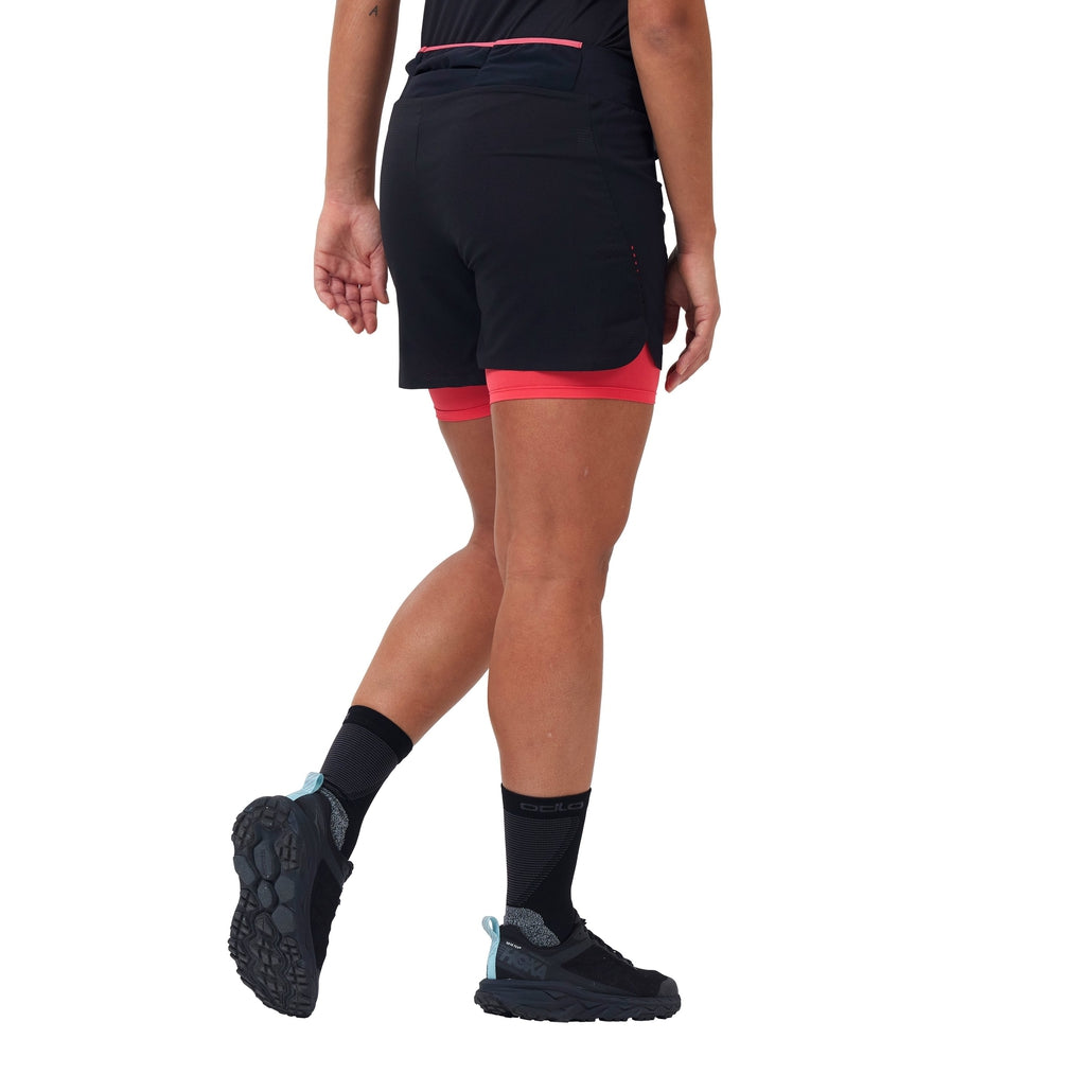 Odlo 2-in-1 Shorts AXALP TRAIL 6 INCH Femmes - Plein air Entrepôt