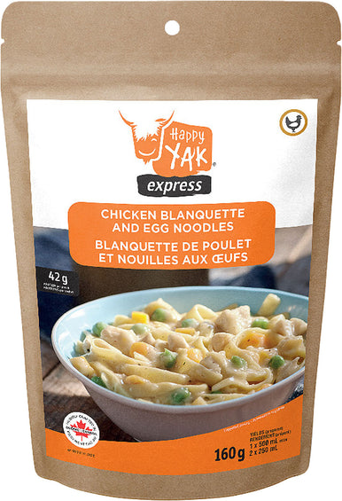 Happy Yak Blanquette de Poulet sur Nouilles aux Oeufs - Plein Air Entrepôt