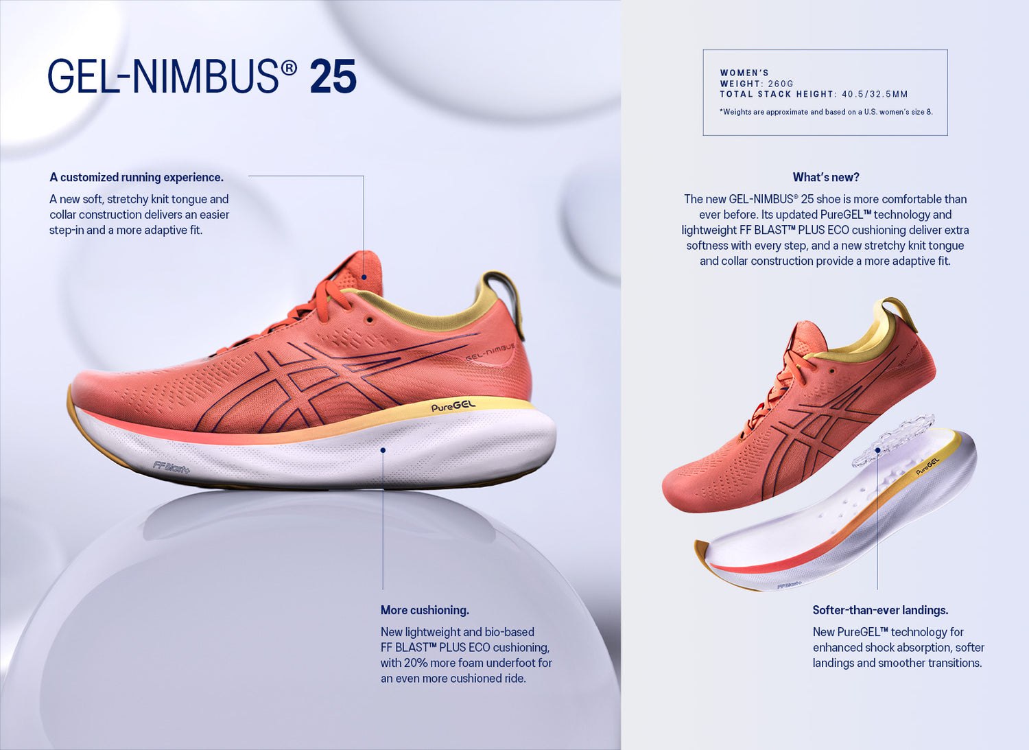 Asics Gel-Nimbus 25 Femmes - Plein air Entrepôt