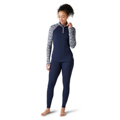 Smartwool Merino 250 Baselayer Pattern 1/4 zip Boxed Femme-Plein Air Entrepôt