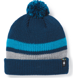 Smartwool Kid's Stripe Pom Beanie Enfant-Plein Air Entrepôt