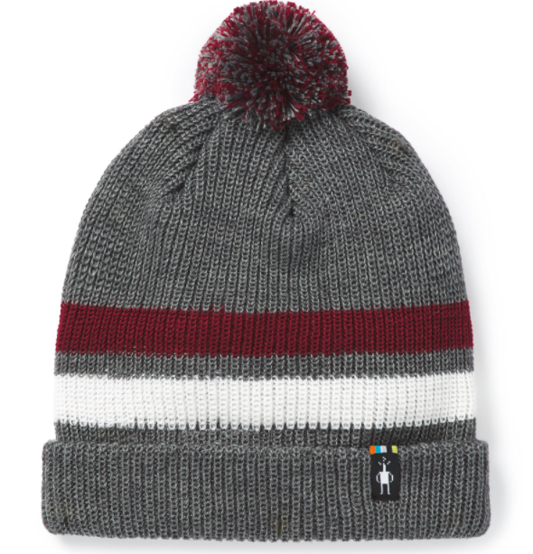 Smartwool Kid's Stripe Pom Beanie Enfant-Plein Air Entrepôt