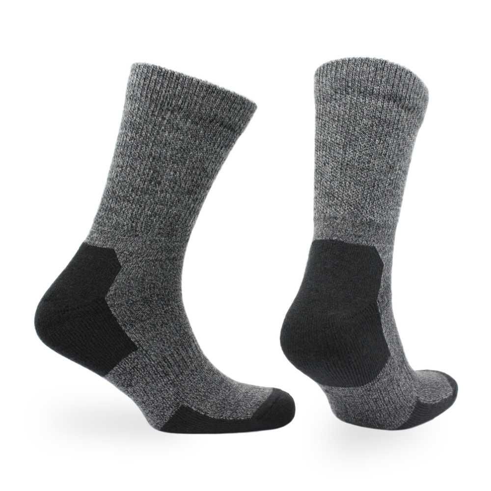 Norfolk Alfie Extra-Wide Cushioned Wool Bamboo Crew Socks - Plein Air Entrepôt